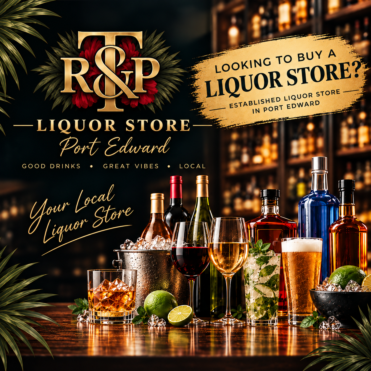 PE liquor. store 1 Established Liquor Business For Sale