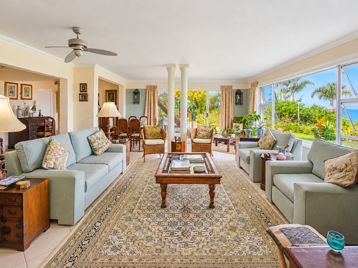 MD15 RAMSGATE – MAGNIFICENT OCEAN-VIEW HOME WITH TWO COTTAGES, POOL & BREATHTAKING 180° SEA VIEWS
